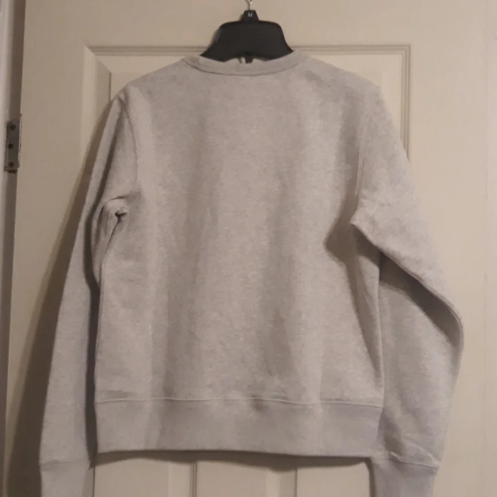 NWT Polo Ralph Lauren Men's  American Flag Denim Bear Sweatshirt - Heather Grey - Picture 2 of 10